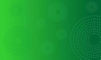 circle geometry background design with green gradient color. used for web design, landing pages, banners vector