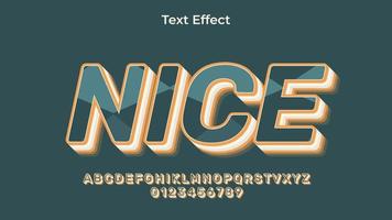 Nice Text Effect EPS Premium vector