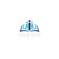 People logo vector education concept.