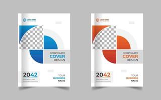 Corporate Book Cover Design Template in A4. Can be adapt to Brochure, Annual Report, Magazine, Poster, Business Presentation, Portfolio, Flyer, Fold, Banner, Website