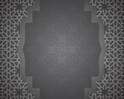 Islamic background design vector