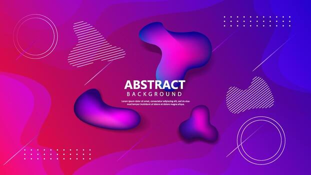 Modern abstract wave fluid shape background vector