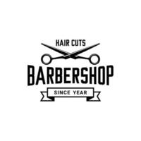 barbería logo vector