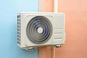 Condensing unit of air conditioning systems. photo