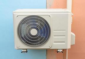 Condensing unit of air conditioning systems. photo