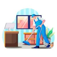 Cleaning Service Illustration vector