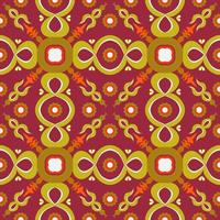 Seamless geometric ethnic asian oriental and tradition pattern design for texture and background. Silk and fabric pattern decoration for carpet, clothing, wrapping and wallpaper vector