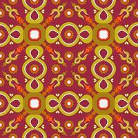 Seamless geometric ethnic asian oriental and tradition pattern design for texture and background. Silk and fabric pattern decoration for carpet, clothing, wrapping and wallpaper vector