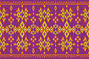 Seamless geometric ethnic asian oriental and tradition pattern design for texture and background. Silk and fabric pattern decoration for carpet, clothing, wrapping and wallpaper vector