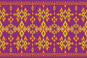 Seamless geometric ethnic asian oriental and tradition pattern design for texture and background. Silk and fabric pattern decoration for carpet, clothing, wrapping and wallpaper vector