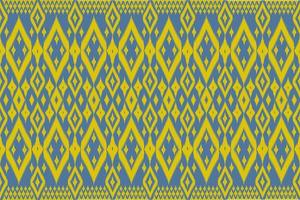 Diseño de patrón de tradición y oriental asiático étnico geométrico sin costuras para textura y fondo. decoración de patrones de seda y tela para alfombras, prendas de vestir, envolturas y papel tapiz vector