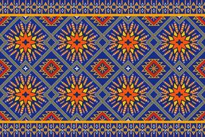 Seamless geometric ethnic asian oriental and tradition pattern design for texture and background. Silk and fabric pattern decoration for carpet, clothing, wrapping and wallpaper vector