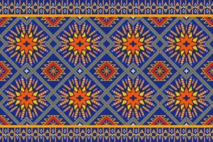 Seamless geometric ethnic asian oriental and tradition pattern design for texture and background. Silk and fabric pattern decoration for carpet, clothing, wrapping and wallpaper vector