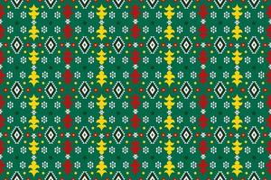 Seamless geometric ethnic asian oriental and tradition pattern design for texture and background. Silk and fabric pattern decoration for carpet, clothing, wrapping and wallpaper vector