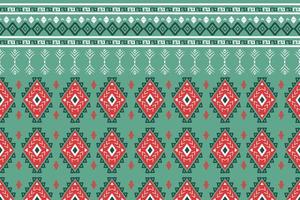 Seamless geometric ethnic asian oriental and tradition pattern design for texture and background. Silk and fabric pattern decoration for carpet, clothing, wrapping and wallpaper vector