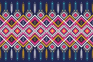 Seamless geometric ethnic asian oriental and tradition pattern design for texture and background. Silk and fabric pattern decoration for carpet, clothing, wrapping and wallpaper vector