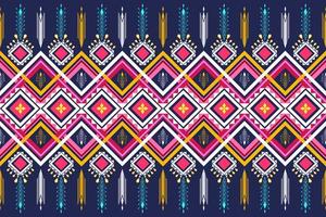 Seamless geometric ethnic asian oriental and tradition pattern design for texture and background. Silk and fabric pattern decoration for carpet, clothing, wrapping and wallpaper vector