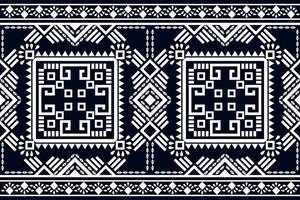 Diseño de patrón de tradición y oriental asiático étnico geométrico sin costuras para textura y fondo. decoración de patrones de seda y tela para alfombras, prendas de vestir, envolturas y papel tapiz vector