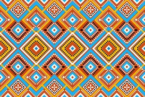 Seamless geometric ethnic asian oriental and tradition pattern design for texture and background. Silk and fabric pattern decoration for carpet, clothing, wrapping and wallpaper vector