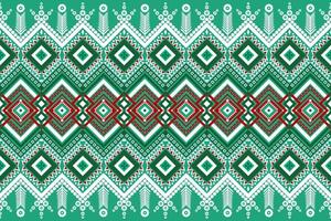 Diseño de patrón de tradición y oriental asiático étnico geométrico sin costuras para textura y fondo. decoración de patrones de seda y tela para alfombras, prendas de vestir, envolturas y papel tapiz vector