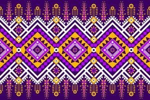 Seamless geometric ethnic asian oriental and tradition pattern design for texture and background. Silk and fabric pattern decoration for carpet, clothing, wrapping and wallpaper vector