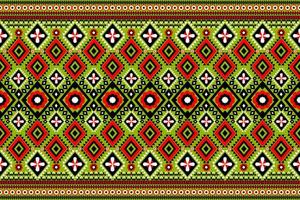 Seamless geometric ethnic asian oriental and tradition pattern design for texture and background. Silk and fabric pattern decoration for carpet, clothing, wrapping and wallpaper vector