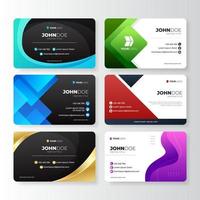 Business Card Set vector