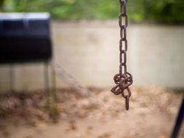 old playground and vintage photo