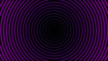 Abstract technology background with colorful neon waves come from center. video