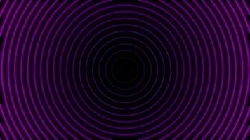 Abstract technology background with colorful neon waves come from center. video