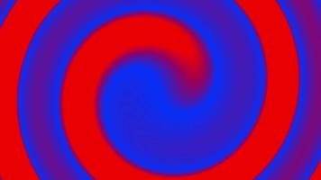 rotation de fond de tourbillon de couleur rouge et bleu video