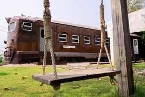 train and vintage photo