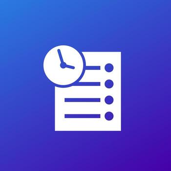 to do list icon for web vector
