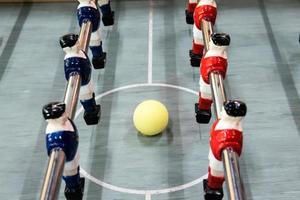 Detail of a table soccer game photo