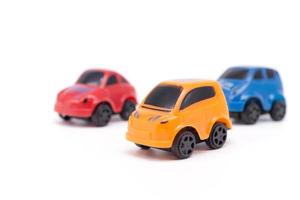 car toy on white background. photo