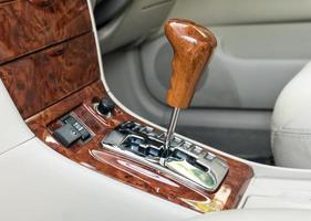 Automatic transmission gear shift. photo