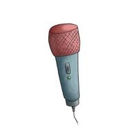 Microphone and drawing