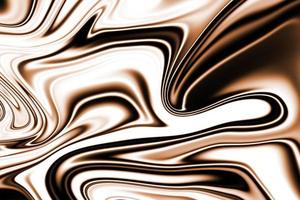 Abstract fluid art black metallic free flowing pattern with sepia color tone background. photo