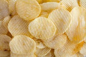 Potato chips background photo
