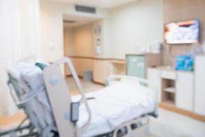 Abstract blur Hospital Room interior for background photo