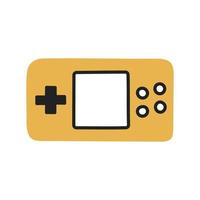 Console. Hand Drawn Doodle Kid Stuff Icon. vector