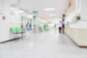 hospital interior blur background photo