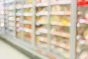 fondo de refrigerador de supermercado foto