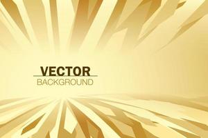 geometric abstract gold background vector