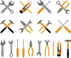 conjunto de iconos de herramientas vector