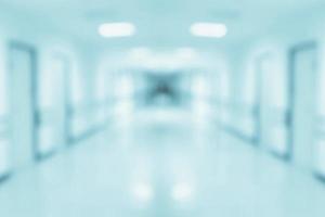 Abstract blur hospital corridor background
