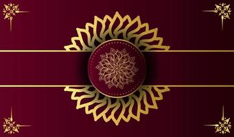 luxury mandala with abstract background. Decorative mandala design for cover, card, print, poster, banner, brochure, invitation vector