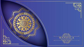 Creative Islamic arabesque gold color mandala background vector eps 10