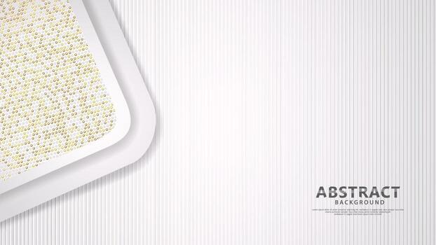 Luxury and elegant overlap layers background with glitters golden effect. Realistic dots pattern on textured background for elements material design and other users vector