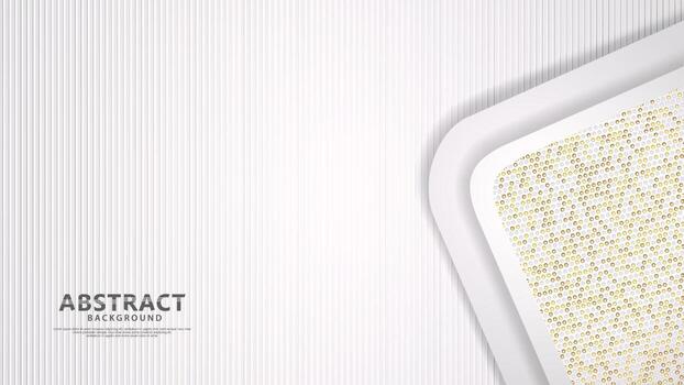 Luxury and elegant overlap layers background with glitters golden effect. Realistic dots pattern on textured background for elements material design and other users vector